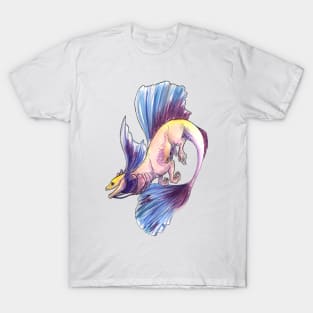 Betta Dragon Fantasy Illustration T-Shirt